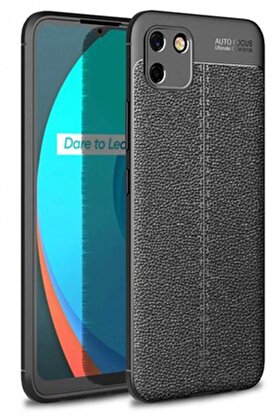 CepteToptan Realme C11 Kılıf Auto Focus Kapak - Siyah - DROPX5010-9550
