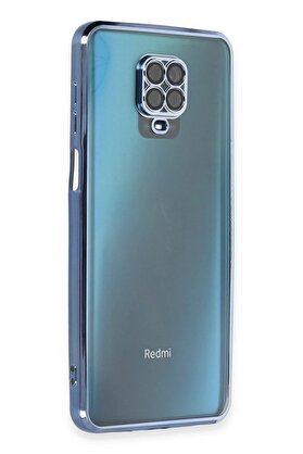 CepteToptan Xiaomi Redmi Note 9 Pro Kılıf Lensli Silikon - Açık Mavi - DROPX3526-8516
