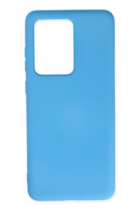 CepteToptan Samsung Galaxy S20 Ultra Kılıf Nano içi Kadife Silikon - Mavi - DROPX1531-2950