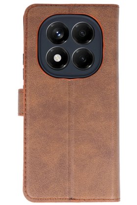 CepteToptan Xiaomi Redmi Note 14 Pro 5G Kılıf Trend S Plus Kapaklı Kılıf - Taba - DROPX7512-5852