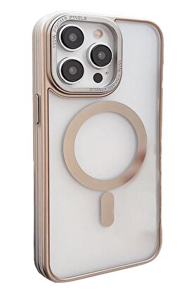 CepteToptan iPhone 15 Pro Max Montella Magsafe Kapak - Titan Gri - DROPX8647-8962