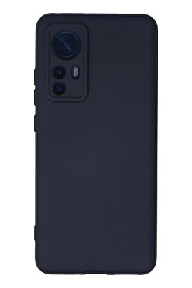 CepteToptan Xiaomi Mi 12 Kılıf Nano içi Kadife Silikon - Lacivert - DROPX1663-2721
