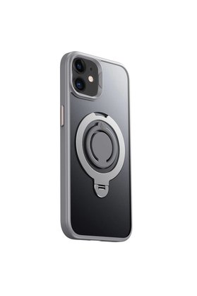 CepteToptan iPhone 12 Avatar 360 Dönen Magsafe Kapak - Titan Gri - DROPX3622-3108