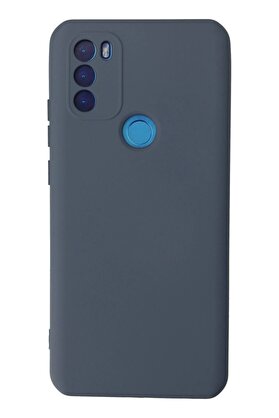CepteToptan General Mobile GM 21 Plus Kılıf Nano içi Kadife Silikon - Gri - DROPX6641-5017
