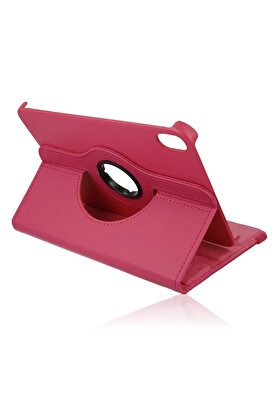 CepteToptan iPad Mini 6 Kılıf 360 Tablet Deri Kılıf - Pembe - DROPX3317-2093