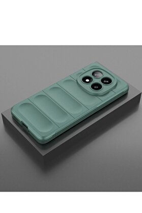 CepteToptan Xiaomi Redmi Note 14 Pro 5G Kılıf Optimum Silikon - Koyu Yeşil - DROPX2991-7976