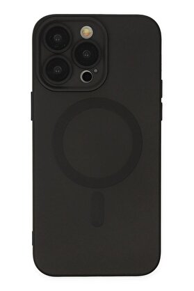 CepteToptan iPhone 13 Pro Kılıf Moshi Lens Magneticsafe Silikon - Siyah - DROPX4502-9654