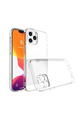 CepteToptan iPhone 13 Pro Max Kılıf Lüx Şeffaf Silikon - DROPX4364-8478
