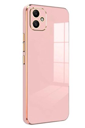 CepteToptan Samsung Galaxy A05 Kılıf Volet Silikon - Pembe - DROPX8470-2223