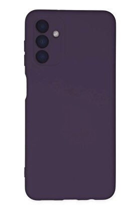 CepteToptan Samsung Galaxy A04S Kılıf Nano içi Kadife Silikon - Mor - DROPX6504-3717