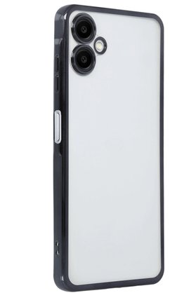 CepteToptan Samsung Galaxy A06 Kılıf Lensli Silikon - Siyah - DROPX3542-2967