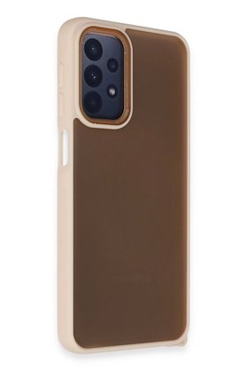 CepteToptan Samsung Galaxy A23 4G Kılıf Elegant Kapak - Pudra - DROPX8220-1165