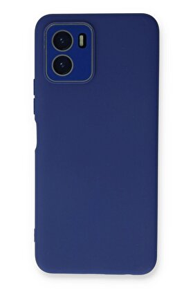 CepteToptan Vivo Y15S Kılıf Lansman Glass Kapak - Sky Blue - DROPX4325-7994