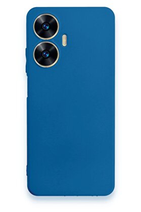 CepteToptan Realme C55 Kılıf First Silikon - Mavi - DROPX1047-1850
