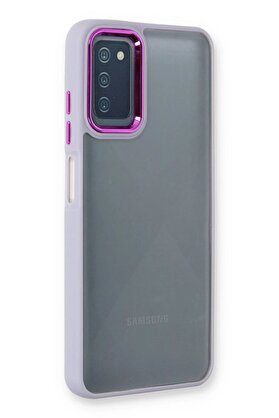 CepteToptan Samsung Galaxy A03S Kılıf Dora Kapak - Lila - DROPX3850-4429