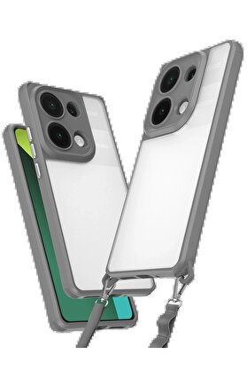 CepteToptan Xiaomi Redmi Note 13 Pro 4G Kılıf Penta Silikon Kılıf - Titan Gri - DROPX5516-4914