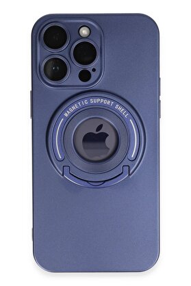 CepteToptan iPhone 13 Pro Max Kılıf Lukka Magneticsafe Kapak - Lacivert - DROPX6015-1685