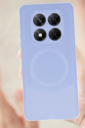 CepteToptan Xiaomi Redmi Note 14 Pro 4G Kılıf Maya Karbon Kapak - Lila - DROPX5954-7210