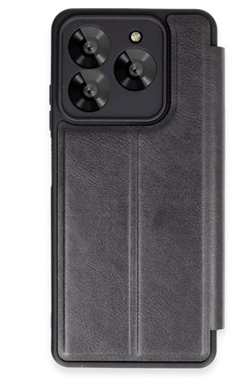 CepteToptan General Mobile Era 30 Kılıf Flip Cover - Siyah - DROPX5382-8806