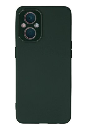 CepteToptan Oppo Reno 7 Lite Kılıf Lansman Glass Kapak - Koyu Yeşil - DROPX9936-7318