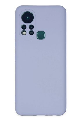 CepteToptan İnfinix Hot 11s Kılıf Nano içi Kadife Silikon - Lila - DROPX9774-4361
