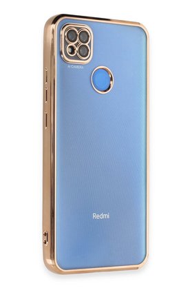 CepteToptan Xiaomi Redmi 9C Kılıf Lensli Silikon - Gold - DROPX3378-7899