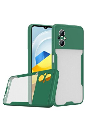 CepteToptan Xiaomi Poco M5 Kılıf Platin Silikon - Yeşil - DROPX3899-4801