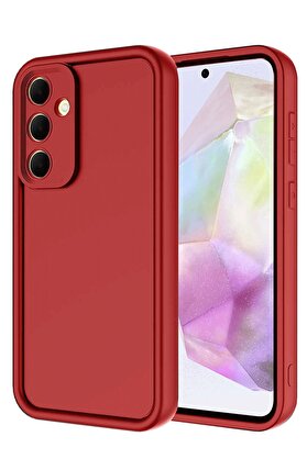 CepteToptan Samsung Galaxy A26 Kılıf Viera Silikon - Kırmızı - DROPX9449-6870