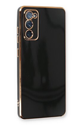 CepteToptan Samsung Galaxy S20 FE Kılıf Volet Silikon - Siyah - DROPX5743-3782