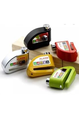 Locks World Class 110 Db Si̇yah Alarmlı Di̇sk Ki̇li̇di̇ Hatırlatma Kablosu Dahi̇l