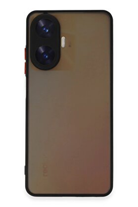 CepteToptan Realme C55 Kılıf Montreal Silikon Kapak - Siyah - DROPX2287-3823