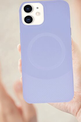 CepteToptan iPhone 11 Kılıf Maya Karbon Kapak - Bordo - DROPX1328-1903