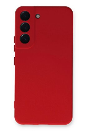 CepteToptan Samsung Galaxy S23 Plus Kılıf Nano içi Kadife Silikon - Kırmızı - DROPX1810-7755