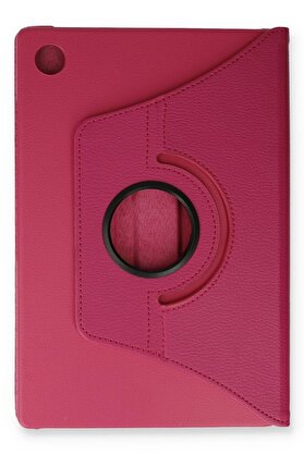 CepteToptan Samsung Galaxy Tab A9 Kılıf 360 Tablet Deri Kılıf - Pembe - DROPX3257-4041