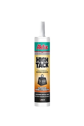 Akfix High Tack Genel Amaçlı Montaj Yapıştırıcı Beyaz 290 Ml