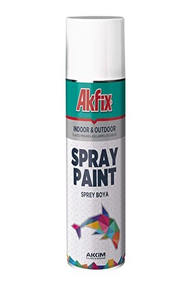 Akfix Sprey Boya 400 ml Parlak Beyaz Ral9003 Art422997 Glossy White