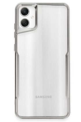CepteToptan Samsung Galaxy A05 Kılıf Boyi Silikon Kapak - Gümüş - DROPX1212-2297