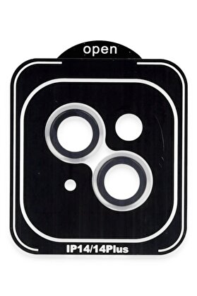 CepteToptan iPhone 14 PVD Metal Kamera Lens - Gümüş - DROPX2697-2961