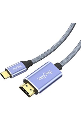 STOREMAX snShop 4K/60Hz Type-C 3.1 to HDMI 2.0 Dönüştürücü Kablo 2 Metre 467437