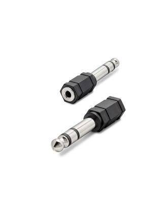 Evimdeyokyok 6.35 Mm To 3.5 Mm Stereo Jack Adaptör Siyah Hdx1265