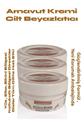 Adoi̇l Three Brand Whi̇teni̇ng Cream Arnavut Kremi̇ 100 Ml Aklık Kremi̇ X 3 Adet