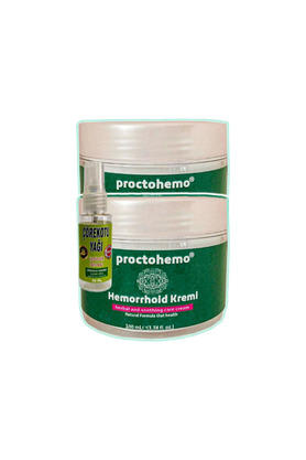 Adoil Proctohemo Rahatlatıcı Masaj Bakım Kremi 2x100 ml+30 ml Çörek Otu Yağ ile