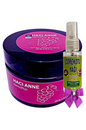 Adoil Hacı Anne Hemoplus Kremi 200 ml + Çörek Otu Yağı 30 ml