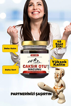 Adoil Ginseng, Maca Extract, Tongkat Alı, Çakşır Otu, Panax, Doğal Karışımlı Macun 240 gr