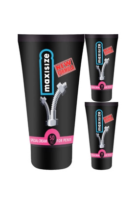 Adoi̇l Maxsi̇ze Maxi̇ Si̇ze 3 Adet Cream Erkeğe Özel 50 Ml Şeki̇llendi̇ri̇ci̇ Hareketleyi̇ci̇ Krem