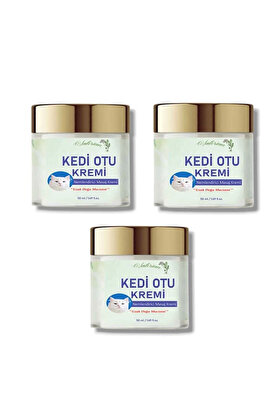 Adoil Kedi Otu Kremi Uzak Doğu Mucizesi Doğal Etkili Rahatlatıcı Krem 50 ML X 3 Adet