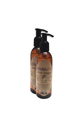 Adoil Adam&eerkeklere Kadınlara Özel Sade Vücut Masaj Yağı Pure Edible Massage Oil 125ml 2 Adet