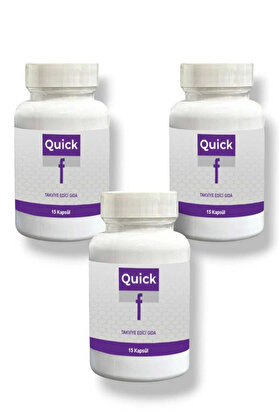 Adoil Quick F 15'li Destekleyici Ürün X 3 Adet