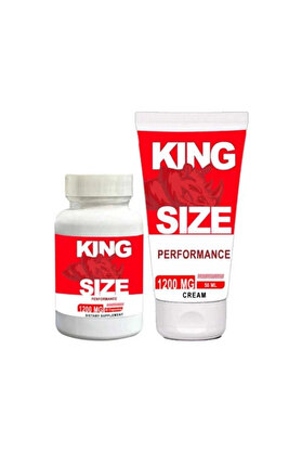Adoil King Size 1200 Mg Erkeklere Özel Deneyim Veren 30 Lu Ve 50 ml Krem Bir Arada