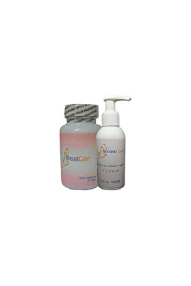 Breastlıght Breastgai̇n Krem 120 Ml + Breastgai̇n 60 Lı Caps Kadınlara Özel Boyut Şeki̇llendi̇ri̇ci̇ Takım